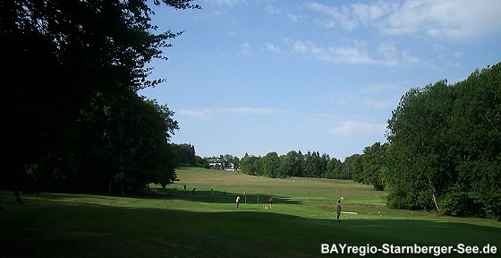 Golfplatz bei Pöcking am Starnberger See