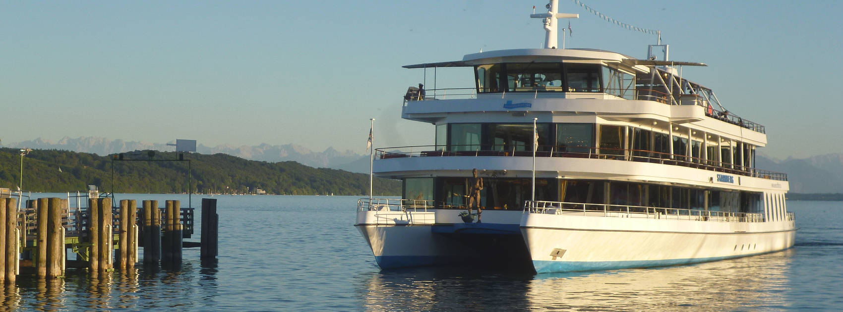 Ausflug mit dem Dampfer auf dem Starnberger See