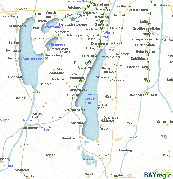 Starnberger See-Karte